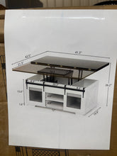 Farmhouse Lift Top Coffee Table!! NEW IN BOX!!