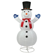 Zimtown 6ft LED Lighted Pop-Up Snowman Christmas Snowman w/ 200 LED Lights, Hat, Scarf! (NEW IN BOX)