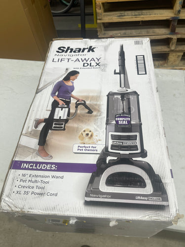 Shark
Navigator Lift-Away DLX Bagless Corded HEPA Portable Upright Vacuum Cleaner for Multi-Surface, Pet Hair, Cars in Black/ new in box