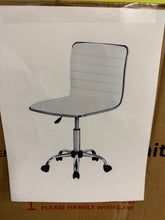 Correen PU Leather Low Back Armless Desk Chair!! NEW IN BOX!!