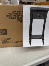 French Country Dark Gray Wirebrush Khloe Accent Table! (NEW IN BOX)