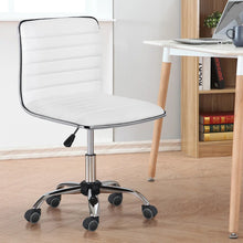 Correen PU Leather Low Back Armless Desk Chair!! NEW IN BOX!!