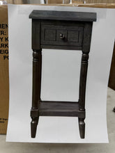 French Country Dark Gray Wirebrush Khloe Accent Table! (NEW IN BOX)
