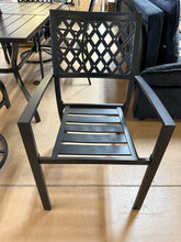 8-Piece Metal Patio Outdoor Dining Set with Slat Rectangle Table, 2 Elegant Swivel Chairs with Beige Cushions, and 15Ft LED Umbrella W/Base! (NEW - SCRATCHED FROM SHIPPING)