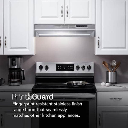 Broan-NuTone
RL6200 Series 30-Inch Ductless Under-Cabinet Range Hood, Stainless Steel Finish- new in box