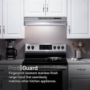 Broan-NuTone
RL6200 Series 30-Inch Ductless Under-Cabinet Range Hood, Stainless Steel Finish- new in box