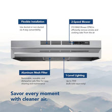 Broan-NuTone
RL6200 Series 30-Inch Ductless Under-Cabinet Range Hood, Stainless Steel Finish- new in box