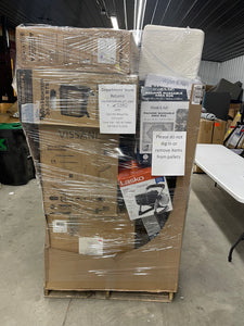 THIS PALLET IS A WHOPPER!

Jumbo extra tall General Merchandise pallet load number 2380

 

OVER 7 FT TALL!
