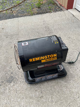 Remington 80,000 BTU Battery Operated Kerosene/Diesel Radiant Space Heater with Thermostat - Battery Not Included- will work with 20 volt DeWalt / Black & Decker / Milwaukee/ Porter Cable batteries 

new and tested - see video on our online catalog