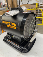 Remington 80,000 BTU Battery Operated Kerosene/Diesel Radiant Space Heater with Thermostat - Battery Not Included- will work with 20 volt DeWalt / Black & Decker / Milwaukee/ Porter Cable batteries 

new and tested - see video on our online catalog