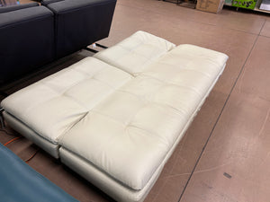 Relax-A-Lounger Euro Lounger, Cream! - (NEW AND ASSEMBLED! - HAS A SPOT FROM SHIPPING WE COULD NOT GET CLEAN - PHOTOS SHOWN)
