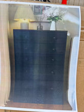 Oversized 5-Drawer Black Dressers Chest of Drawers with 2 Large Drawers 48.3 in. H x 31.6 in. W x 15.7 in. D! (NEW IN BOX!)