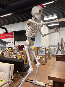 Halloween Giant Posable Skeleton Decoration, Bone Color, 10’!! NEW & ASSEMBLED!