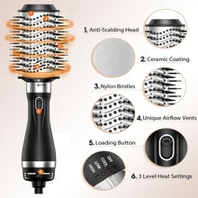 SKIMI Hair Dryer Brush, Blow Dryer Brush with Tool Set for Straightening/ Drying/ Curling/ Styling! (NEW)