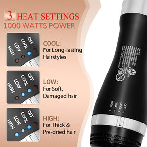 SKIMI Hair Dryer Brush, Blow Dryer Brush with Tool Set for Straightening/ Drying/ Curling/ Styling! (NEW)