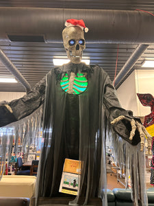 Seasonal Visions 10 ft. Towering Reaper Grim Animated Halloween (CHRISTMAS) Decoration!

-New & ASSEMBLED (Have a box)