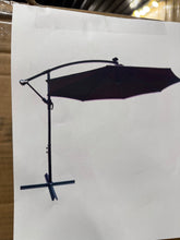 10 Ft Outdoor Patio Umbrella Solar Powered LED Lighted Sun Shade Market Umbrella, Dark Brown!