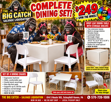 COMPLETE DINING SET — ONLY $249 + SPIN THE WHEEL! 🎡