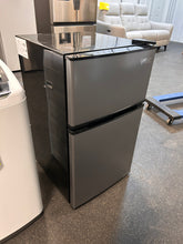 Arctic King 3.2 Cu ft Two Door Mini Fridge with Freezer, Stainless Steel, E-Star! (NEW)