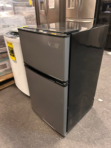 Arctic King 3.2 Cu ft Two Door Mini Fridge with Freezer, Stainless Steel, E-Star! (NEW)