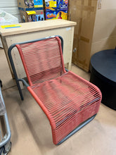 PVC Stackable Patio Lounge Chair Red - Room Essentials! (NEW - SINGLE CHAIR!)