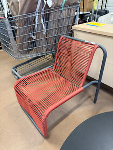 PVC Stackable Patio Lounge Chair Red - Room Essentials! (NEW - SINGLE CHAIR!)