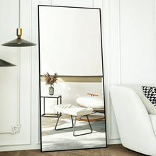 BEAUTYPEAK Full Length Mirror 71"x26" Rectangle Wall mirror Floor Mirrors for Leaning, Black!