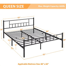 Yaheetech Metal Bed Frame with Headboard & Footboard,Queen Size, Black!

-Brand new in the box