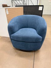 Sandiso Barrel Swivel Chair, Blue! (NEW)