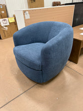 Sandiso Barrel Swivel Chair, Blue! (NEW)