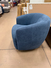 Sandiso Barrel Swivel Chair, Blue! (NEW)
