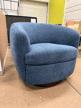 Sandiso Barrel Swivel Chair, Blue! (NEW)