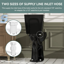 21＂ Extra Tall Toilet 1.28 GPF Elongated Floor Mounted Two-Piece Tall Toilet, Black! (NEW IN BOX)