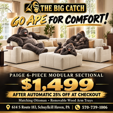 Aiden and Ivy Paige modular 6 piece Sectional- no shipping - new