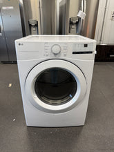 LG 7.4 Cu. Ft. vented Stackable Electric Dryer in White with Sensor Dry! (NEW - SCRATCH/DENT)