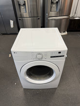 LG 7.4 Cu. Ft. vented Stackable Electric Dryer in White with Sensor Dry! (NEW - SCRATCH/DENT)
