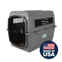 Petmate Sky Kennel IATA Airline Friendly Dog Crate Plastic Travel Pet Carrier, Medium 32" for Dogs 30-50 lb, Gray! (NEW IN BOX)