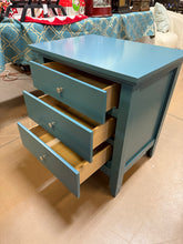 Hammond 3 - Drawer Nightstand, Blue! (NEW)