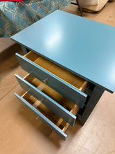 Hammond 3 - Drawer Nightstand, Blue! (NEW)