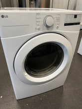 LG 7.4 Cu. Ft. vented Stackable Electric Dryer in White with Sensor Dry! (NEW - SCRATCH/DENT)
