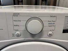 LG 7.4 Cu. Ft. vented Stackable Electric Dryer in White with Sensor Dry! (NEW - SCRATCH/DENT)