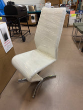 Wilhelm Faux Leather Chrome Feet 'Z' Leg Dining Chairs Modern Design (Set of 2)!! NEW AND ASSEMBLED!!