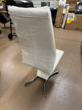 Wilhelm Faux Leather Chrome Feet 'Z' Leg Dining Chairs Modern Design (Set of 2)!! NEW AND ASSEMBLED!!