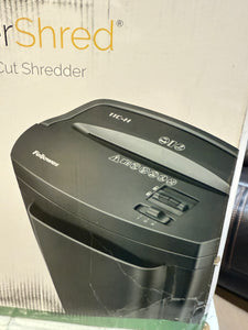 Fellowes Powershred 11C-H Cross-Cut Paper Shredder Black! (NEW IN BOX)