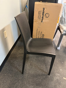 LeisureMod Mace Modern Plastic Dining Side Chair for Indoor and Outdoor, Set of 4! (BRAND NEW)