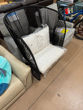 Mackworth Patio Statement Armless Chair Black - Threshold! (NEW & ASSEMBLED)