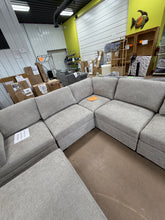 Thomasville Tisdale 6-Piece Modular Sectional with Storage Ottoman — BRAND NEW- ONE SIDE CUSHION IS INCORRECT FABRIC BUT A PRETTY GOOD MATCH!  OUR PRICE ALREADY REDUCED BY $100 FOR THAT REASON!