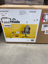 Swivel Gaming Chair Gray - Room Essentials, Upholstered Computer Desk Chair, Adjustable, Fixed Arms! (NEW)