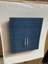 Allura Wall Bathroom Cabinet, Blue! (NEW IN BOX)