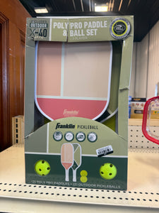 Franklin Sports 2 Player Poly Pro Pickleball Set with Balls!! NEW IN BOX!!